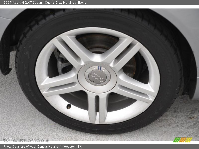 Quartz Gray Metallic / Ebony 2007 Audi A4 2.0T Sedan