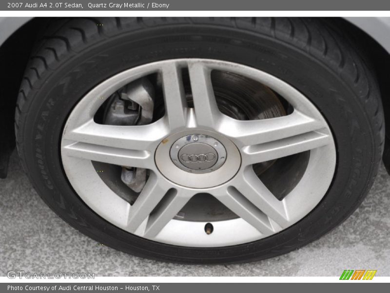 Quartz Gray Metallic / Ebony 2007 Audi A4 2.0T Sedan