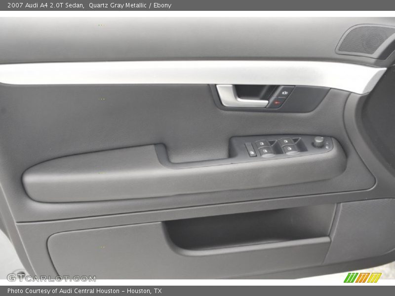 Quartz Gray Metallic / Ebony 2007 Audi A4 2.0T Sedan