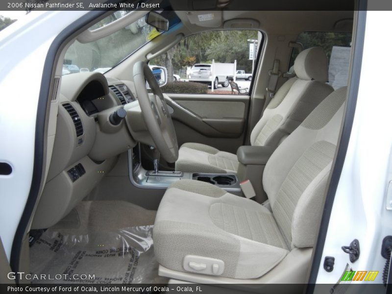 Avalanche White / Desert 2006 Nissan Pathfinder SE