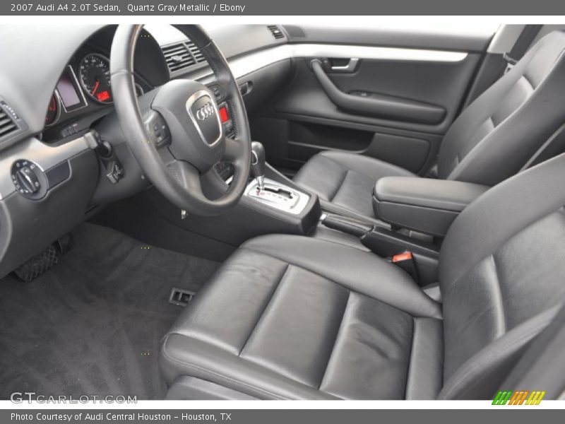 Quartz Gray Metallic / Ebony 2007 Audi A4 2.0T Sedan