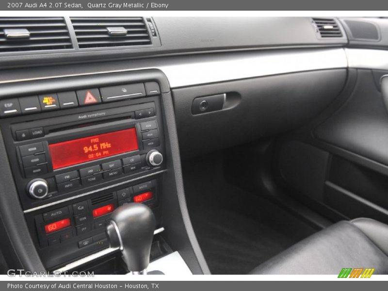 Quartz Gray Metallic / Ebony 2007 Audi A4 2.0T Sedan