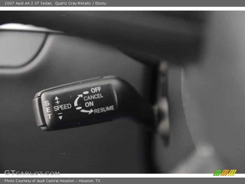 Quartz Gray Metallic / Ebony 2007 Audi A4 2.0T Sedan
