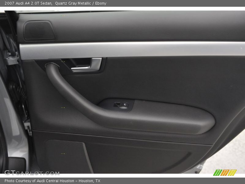 Quartz Gray Metallic / Ebony 2007 Audi A4 2.0T Sedan