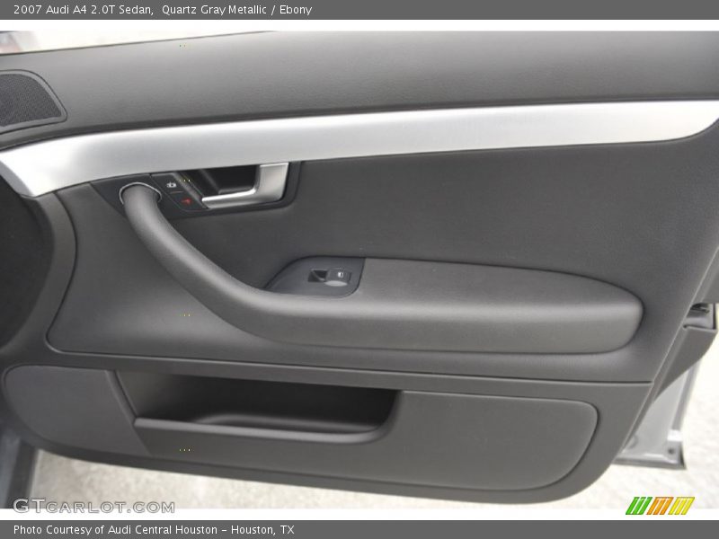 Quartz Gray Metallic / Ebony 2007 Audi A4 2.0T Sedan
