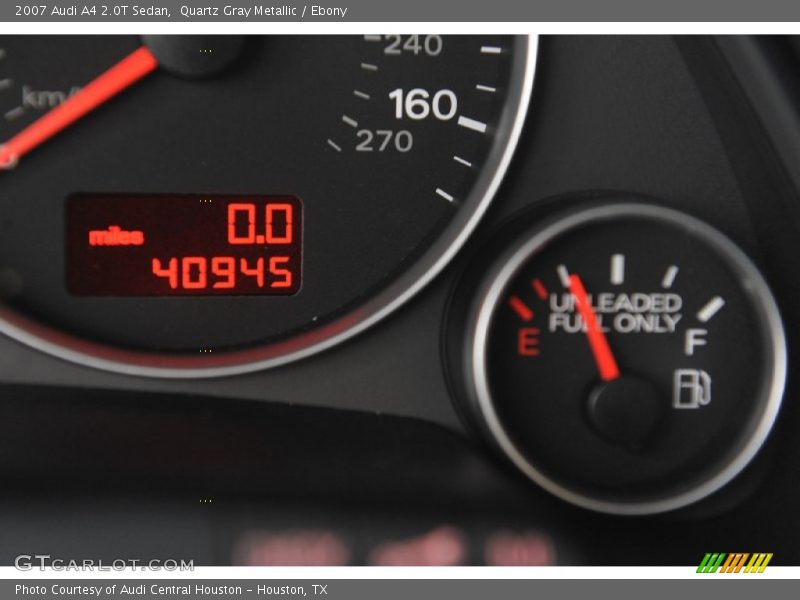 Quartz Gray Metallic / Ebony 2007 Audi A4 2.0T Sedan