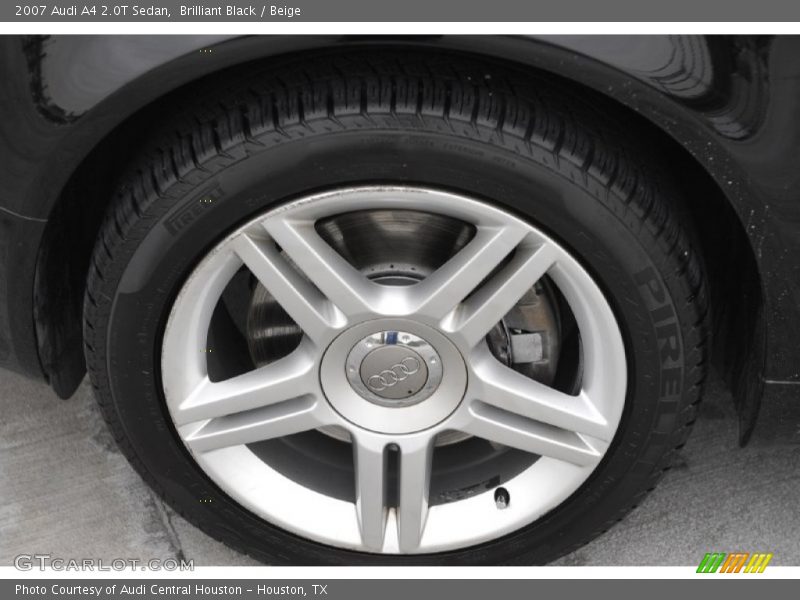 Brilliant Black / Beige 2007 Audi A4 2.0T Sedan
