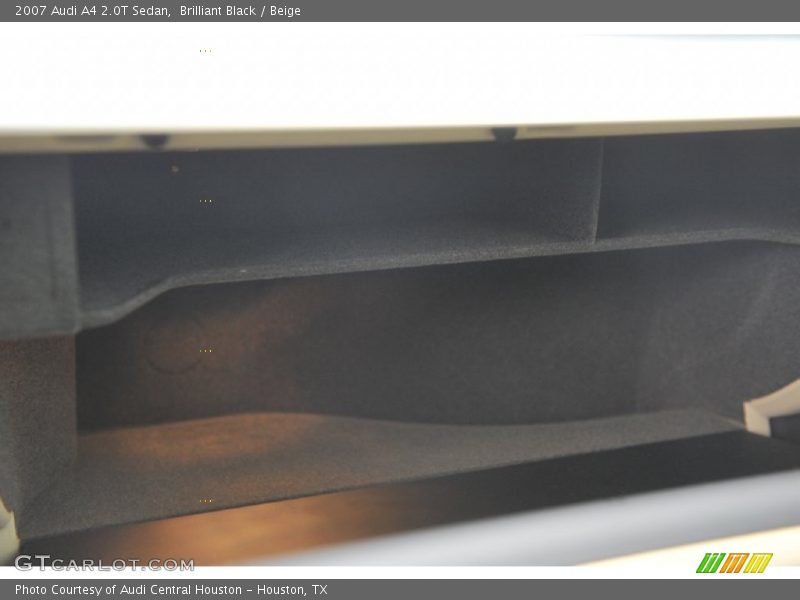 Brilliant Black / Beige 2007 Audi A4 2.0T Sedan
