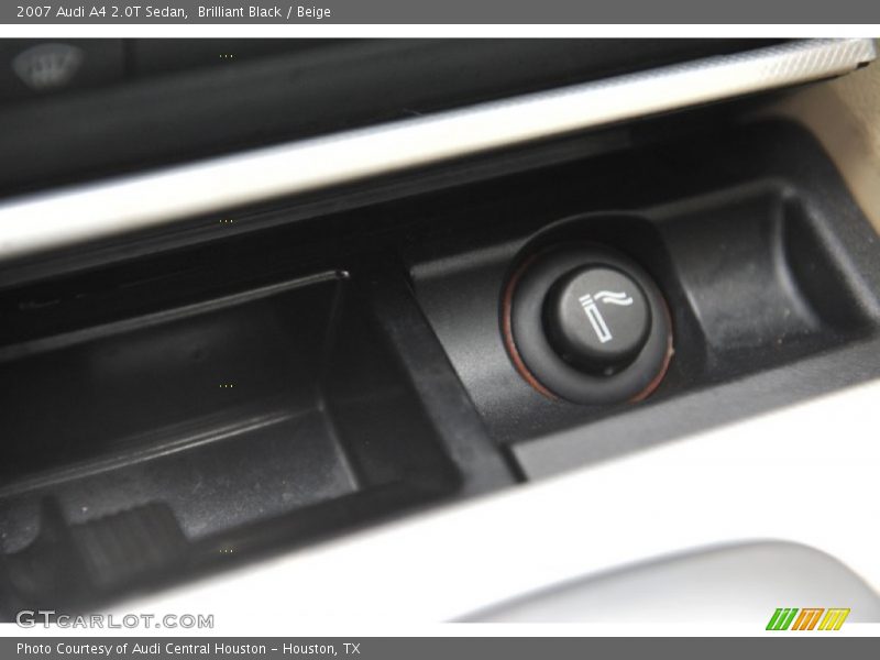 Brilliant Black / Beige 2007 Audi A4 2.0T Sedan