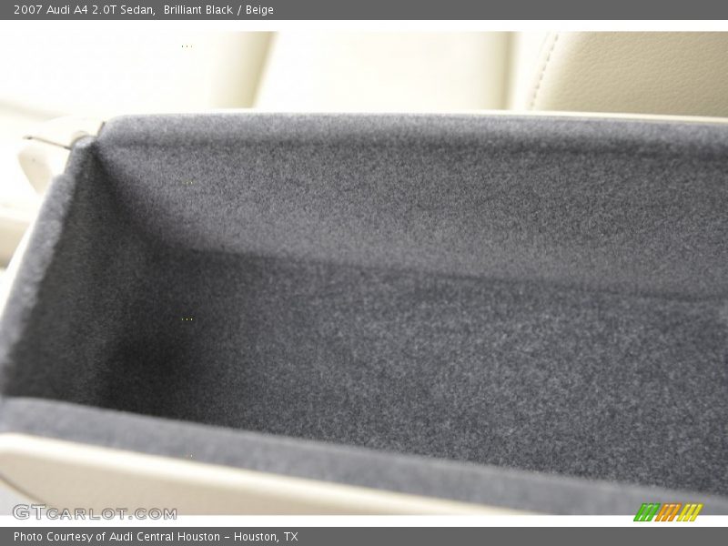 Brilliant Black / Beige 2007 Audi A4 2.0T Sedan