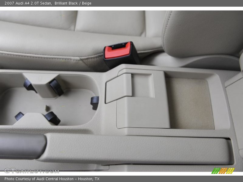 Brilliant Black / Beige 2007 Audi A4 2.0T Sedan