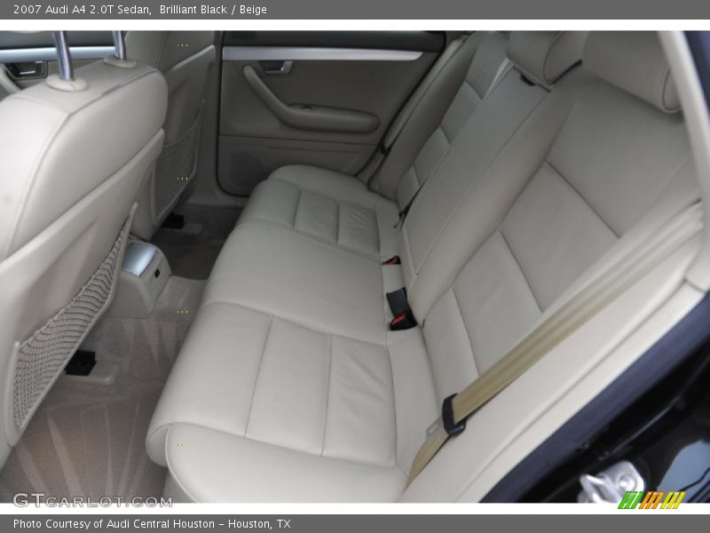 Brilliant Black / Beige 2007 Audi A4 2.0T Sedan
