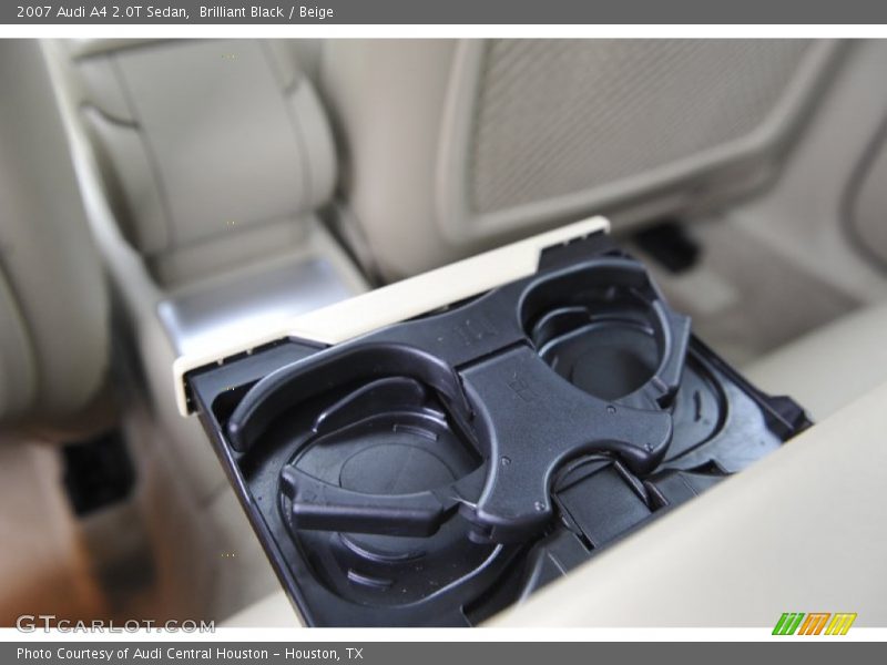 Brilliant Black / Beige 2007 Audi A4 2.0T Sedan