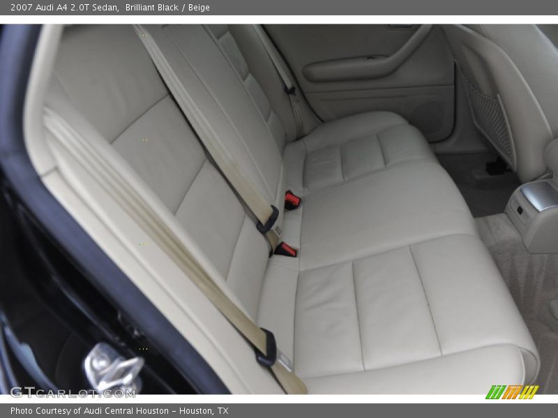 Brilliant Black / Beige 2007 Audi A4 2.0T Sedan