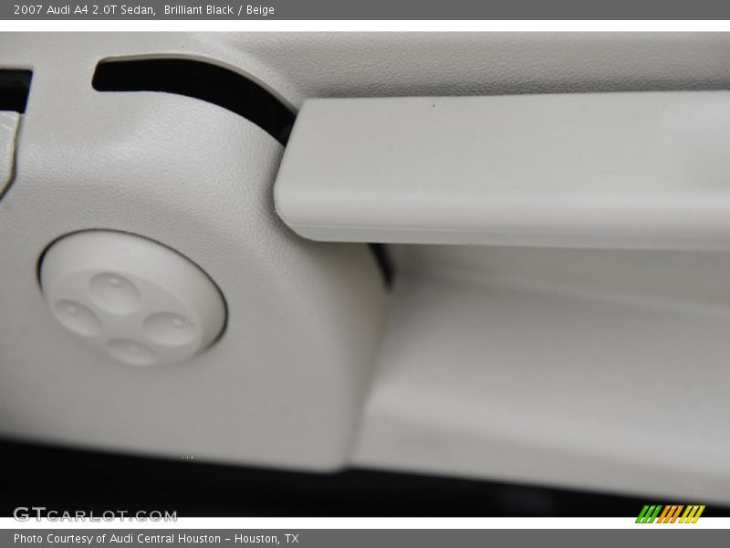 Brilliant Black / Beige 2007 Audi A4 2.0T Sedan