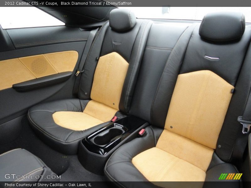  2012 CTS -V Coupe Ebony/Saffron Interior