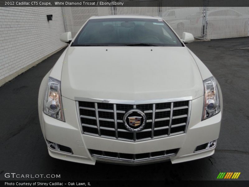 White Diamond Tricoat / Ebony/Ebony 2012 Cadillac CTS Coupe