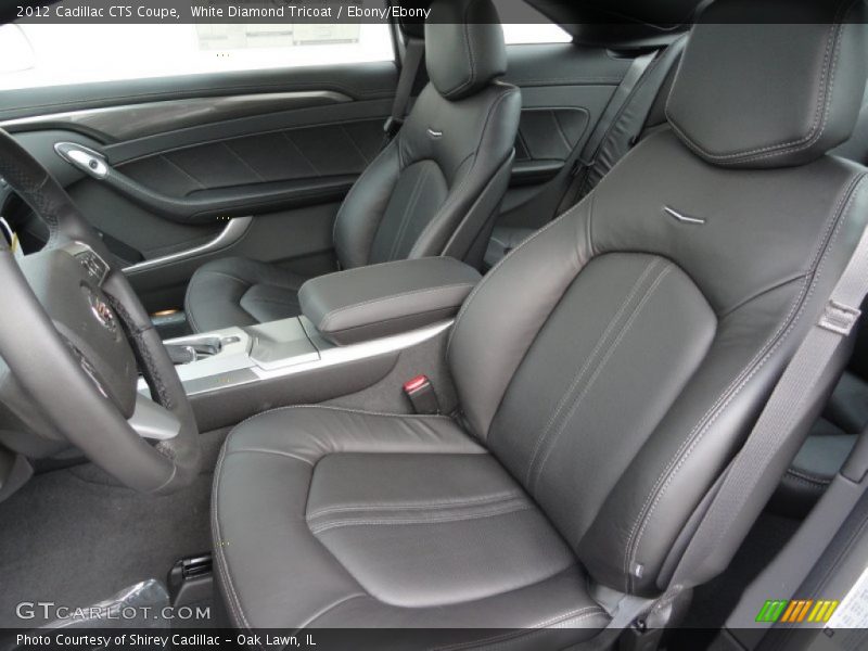 White Diamond Tricoat / Ebony/Ebony 2012 Cadillac CTS Coupe