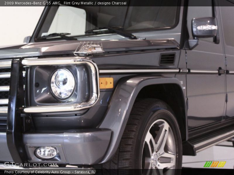 Flint Grey Metallic / designo Charcoal 2009 Mercedes-Benz G 55 AMG