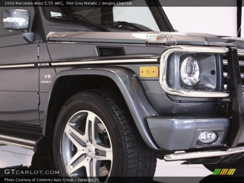 Flint Grey Metallic / designo Charcoal 2009 Mercedes-Benz G 55 AMG