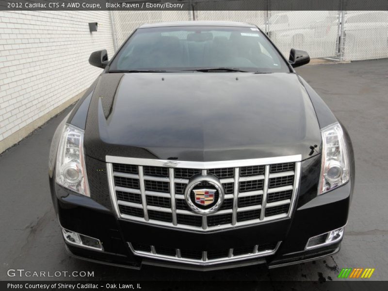 Black Raven / Ebony/Ebony 2012 Cadillac CTS 4 AWD Coupe