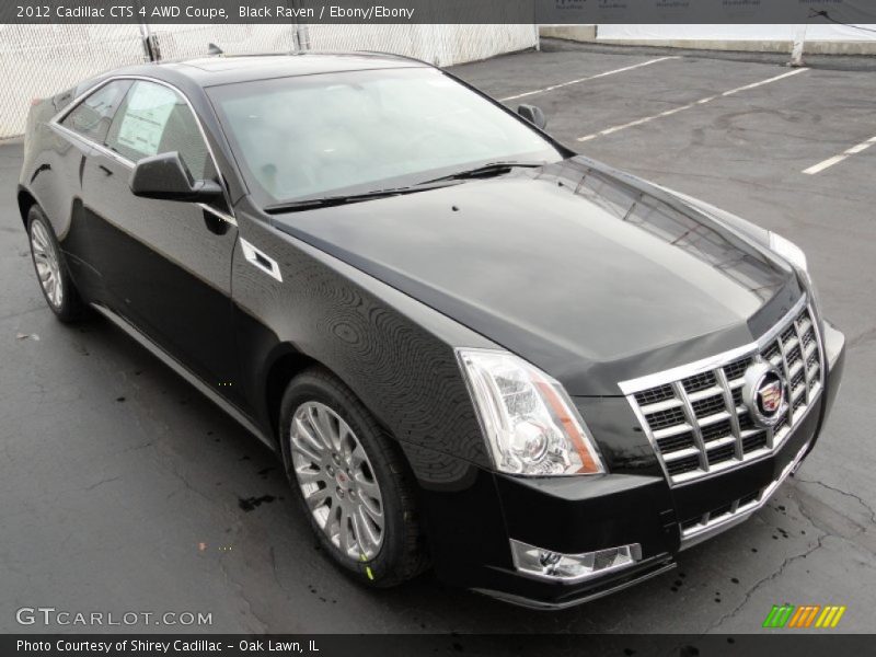 Black Raven / Ebony/Ebony 2012 Cadillac CTS 4 AWD Coupe