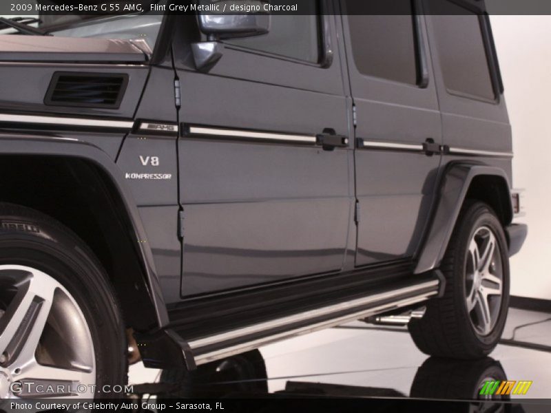 Flint Grey Metallic / designo Charcoal 2009 Mercedes-Benz G 55 AMG