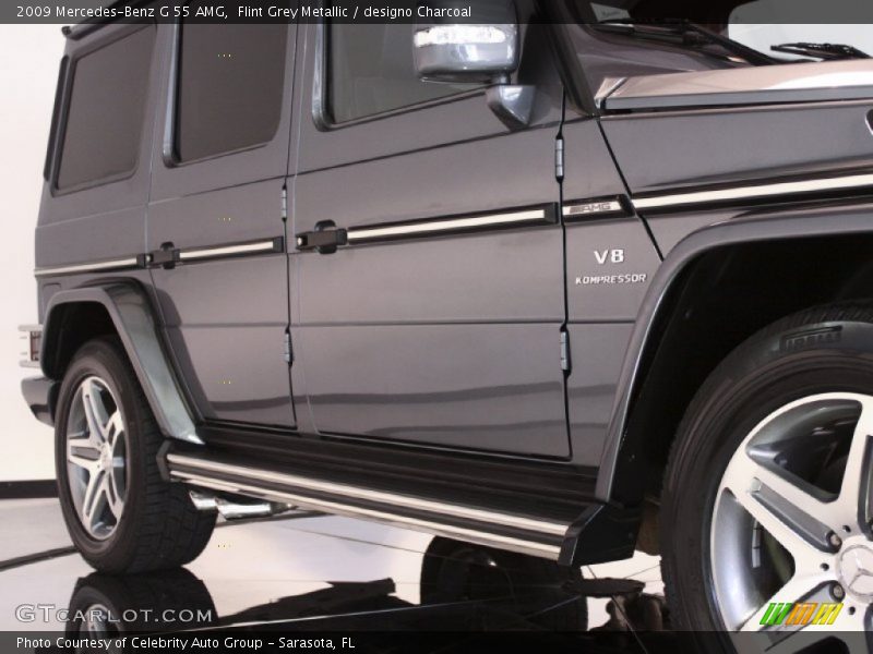 Flint Grey Metallic / designo Charcoal 2009 Mercedes-Benz G 55 AMG