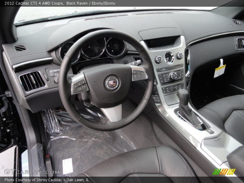 Black Raven / Ebony/Ebony 2012 Cadillac CTS 4 AWD Coupe