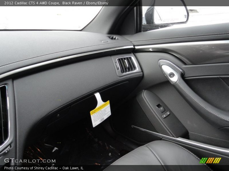 Black Raven / Ebony/Ebony 2012 Cadillac CTS 4 AWD Coupe