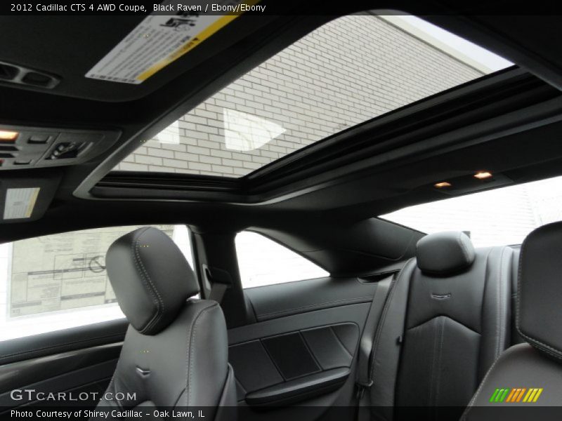 Black Raven / Ebony/Ebony 2012 Cadillac CTS 4 AWD Coupe