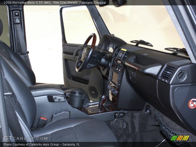 Flint Grey Metallic / designo Charcoal 2009 Mercedes-Benz G 55 AMG