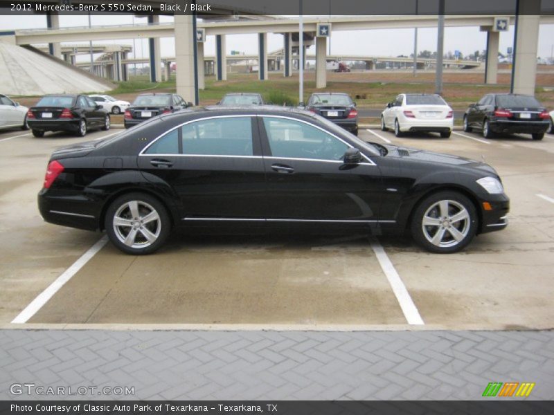 Black / Black 2012 Mercedes-Benz S 550 Sedan
