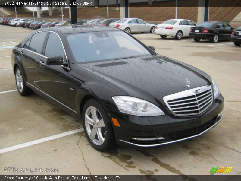 Black / Black 2012 Mercedes-Benz S 550 Sedan