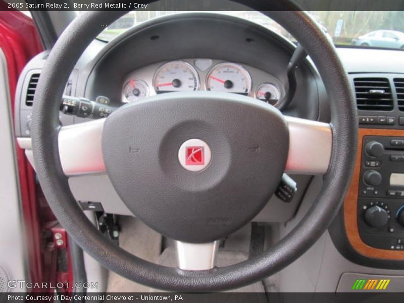 Berry Red Metallic / Grey 2005 Saturn Relay 2