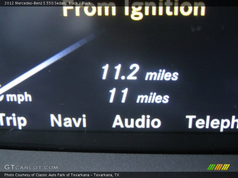 Black / Black 2012 Mercedes-Benz S 550 Sedan
