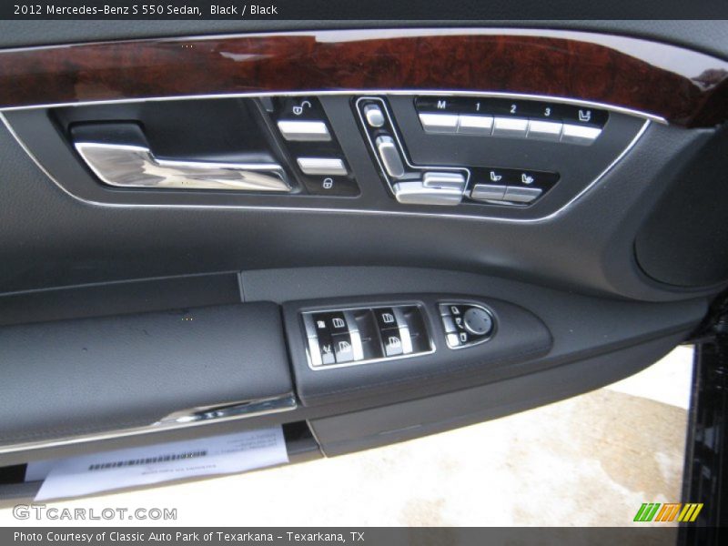 Black / Black 2012 Mercedes-Benz S 550 Sedan