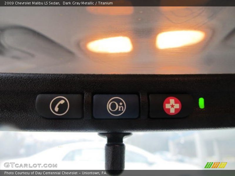 Dark Gray Metallic / Titanium 2009 Chevrolet Malibu LS Sedan