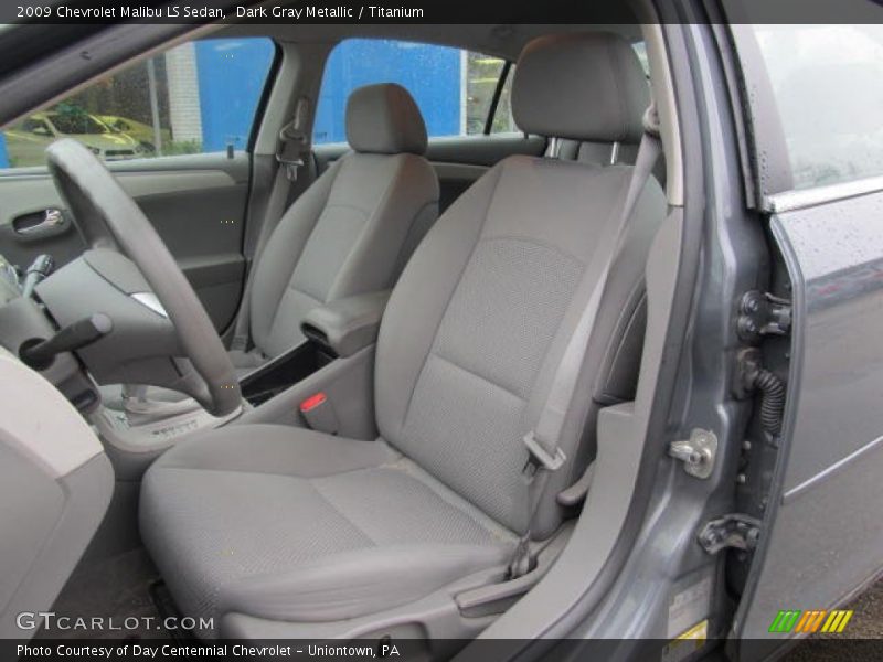 Dark Gray Metallic / Titanium 2009 Chevrolet Malibu LS Sedan