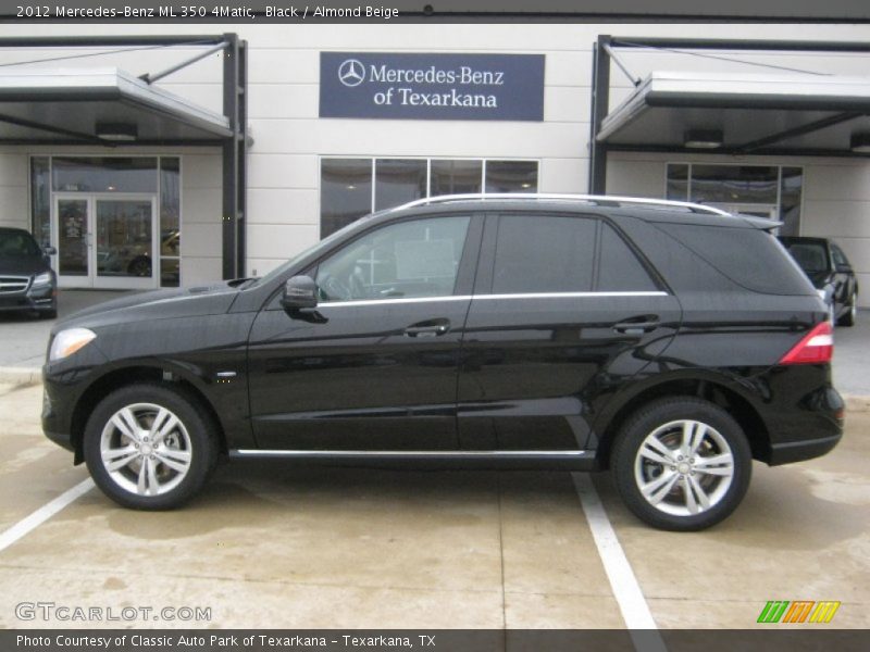 Black / Almond Beige 2012 Mercedes-Benz ML 350 4Matic