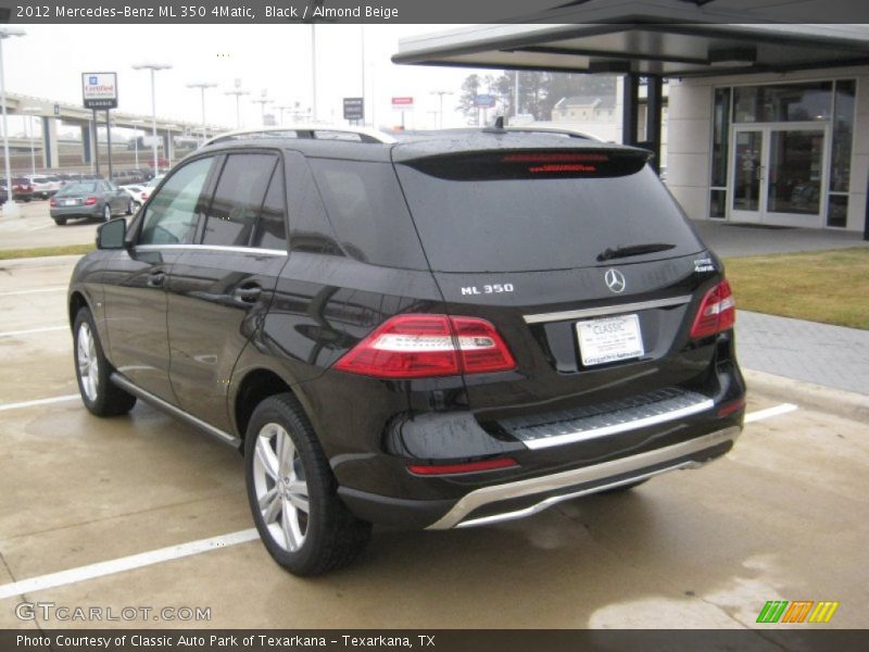 Black / Almond Beige 2012 Mercedes-Benz ML 350 4Matic