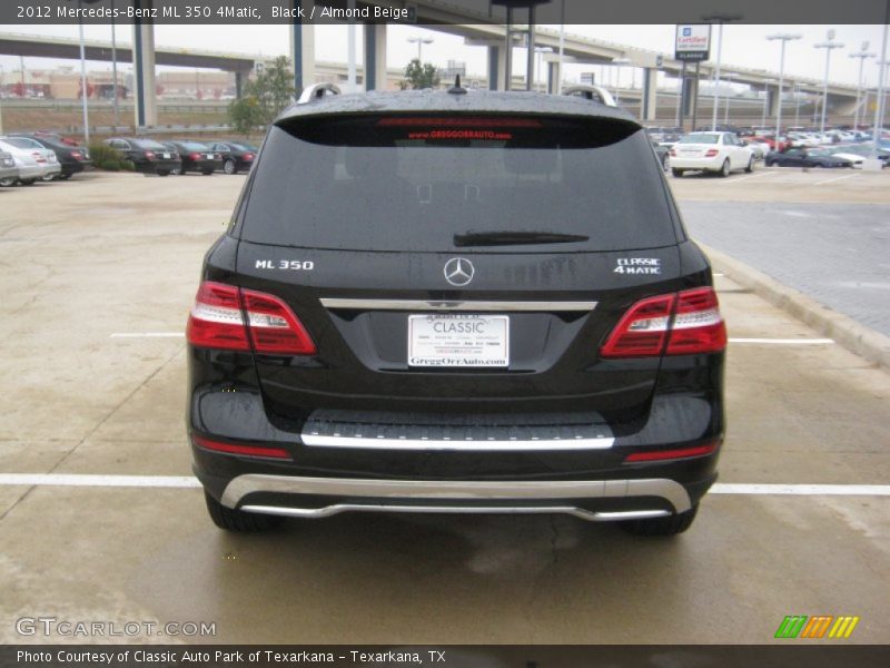 Black / Almond Beige 2012 Mercedes-Benz ML 350 4Matic