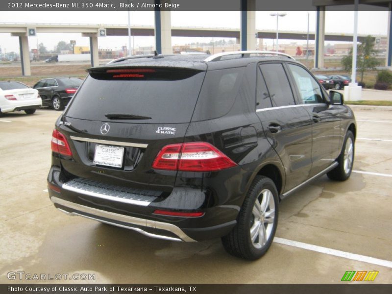 Black / Almond Beige 2012 Mercedes-Benz ML 350 4Matic