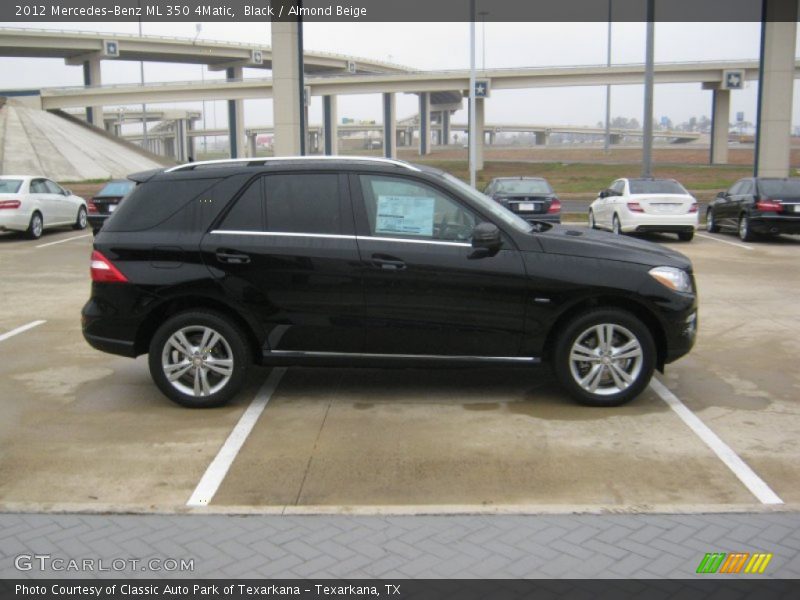 Black / Almond Beige 2012 Mercedes-Benz ML 350 4Matic