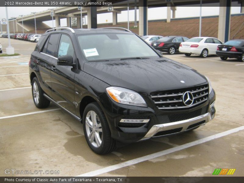 Black / Almond Beige 2012 Mercedes-Benz ML 350 4Matic
