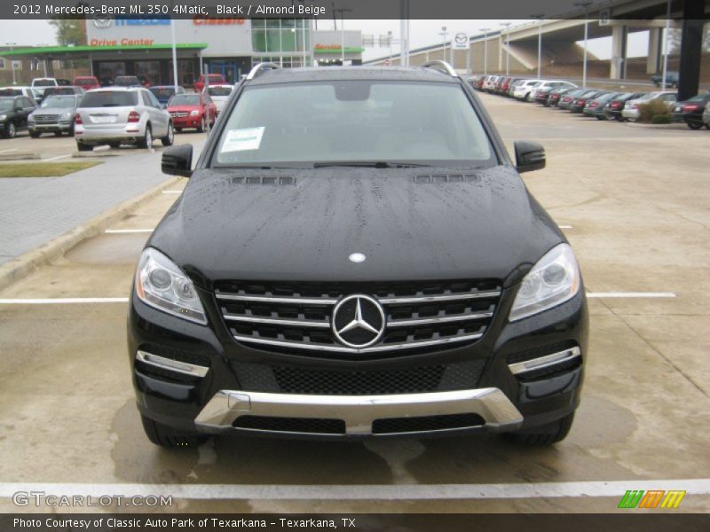Black / Almond Beige 2012 Mercedes-Benz ML 350 4Matic