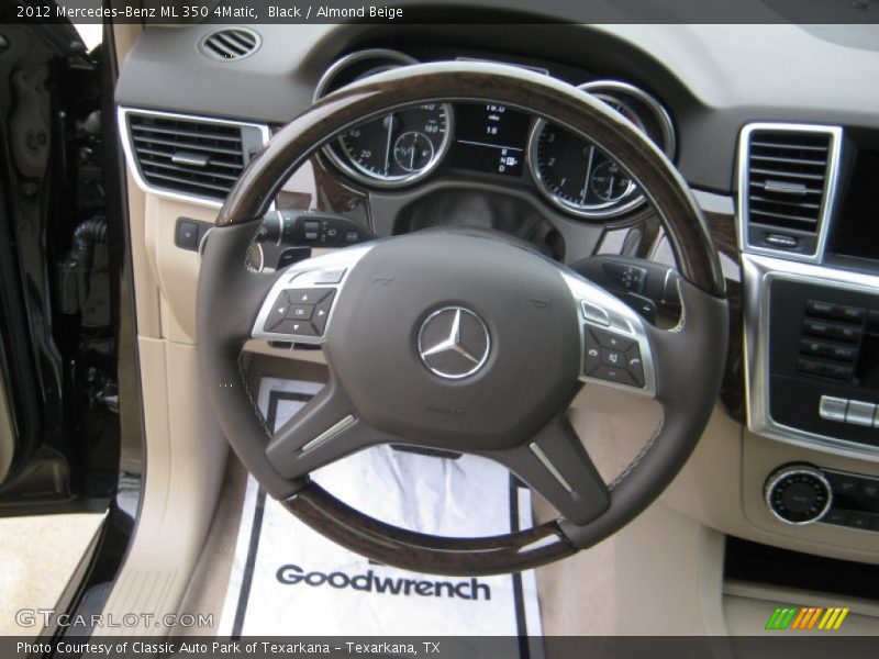 Black / Almond Beige 2012 Mercedes-Benz ML 350 4Matic