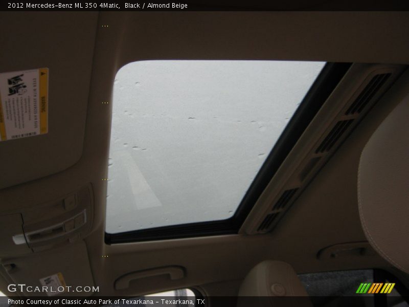 Black / Almond Beige 2012 Mercedes-Benz ML 350 4Matic