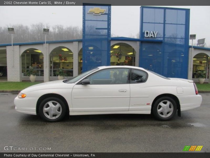 White / Ebony 2002 Chevrolet Monte Carlo SS