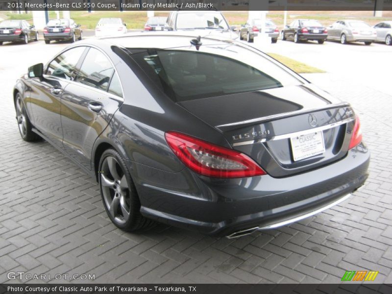 Indium Grey Metallic / Ash/Black 2012 Mercedes-Benz CLS 550 Coupe